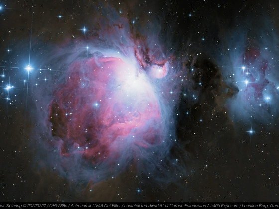 Orion- und De Mairans Nebel M42 und 43
