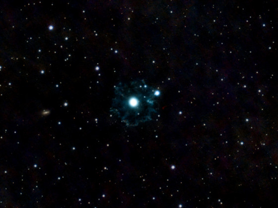 NGC6543 Katzenaugen-Nebel mit der Vaonis Stellina