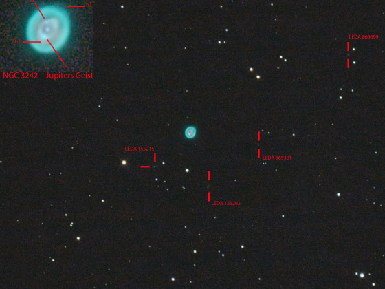 NGC 3242, Jupiters Geist, ein Planetarischer Nebel in der Hydra
