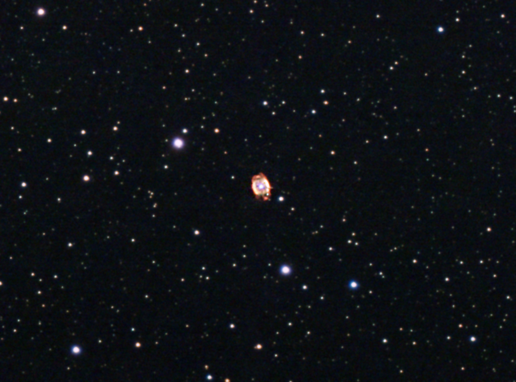 NGC40 Bowie-Tie Nebula mit der Vaonis Stellina