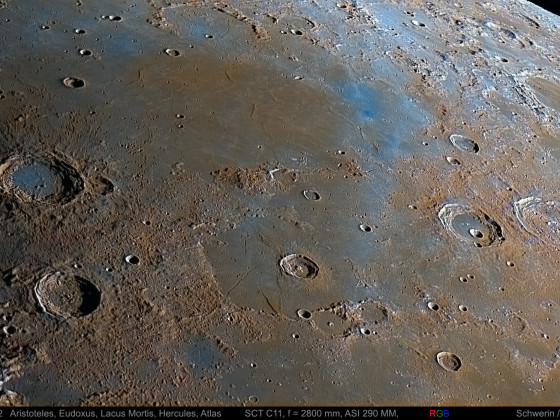 Mond, Aristoteles, Eudoxus, Hercules, Atlas am 10.03.2022