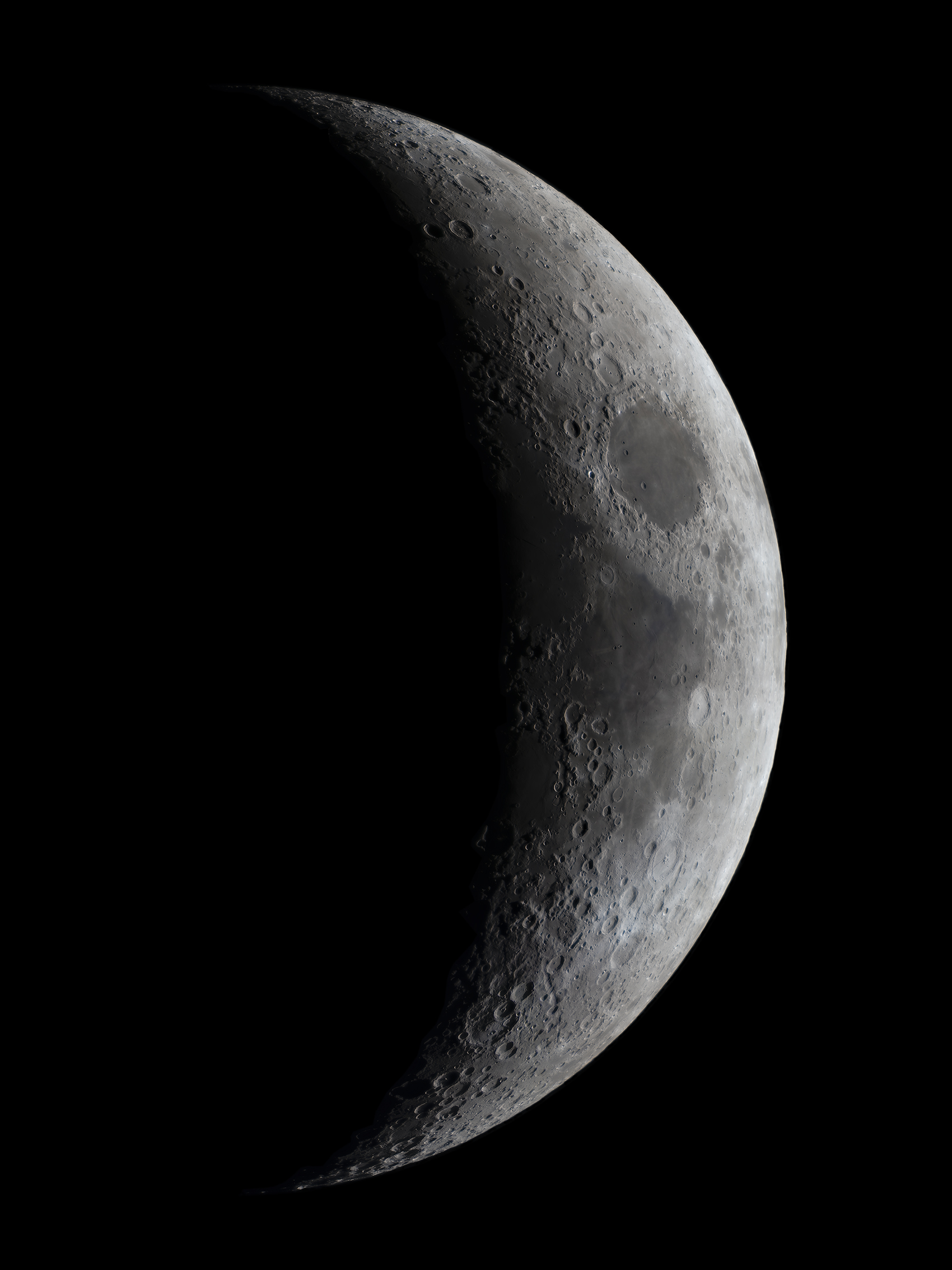 Mond - 4,9 Tage - (25%)  - 10 MP Mosaik