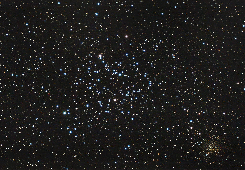 M35 und NGC2158 mit der Vaonis Stellina