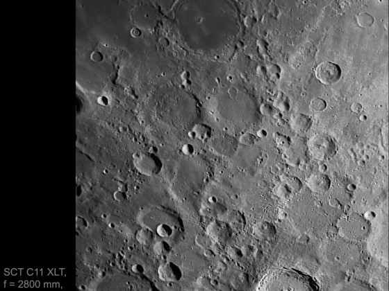 Mond, Tycho und Pitatus am 13.03.2022