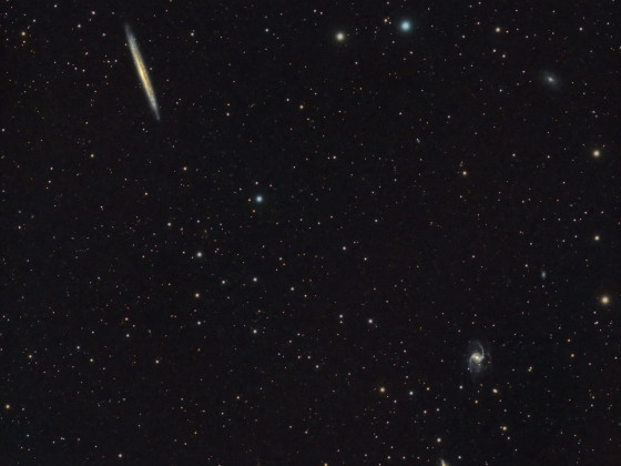 Splinter Galaxy (NGC5906/5907) und Kollegen (NGC5905 + NGC5908)