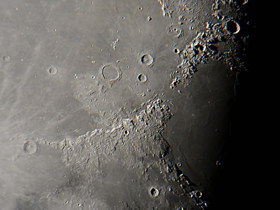 Mond Montes Apenninus & Caucasus