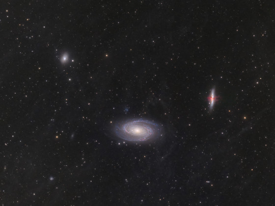 M81, M82 und Garland's Galaxie