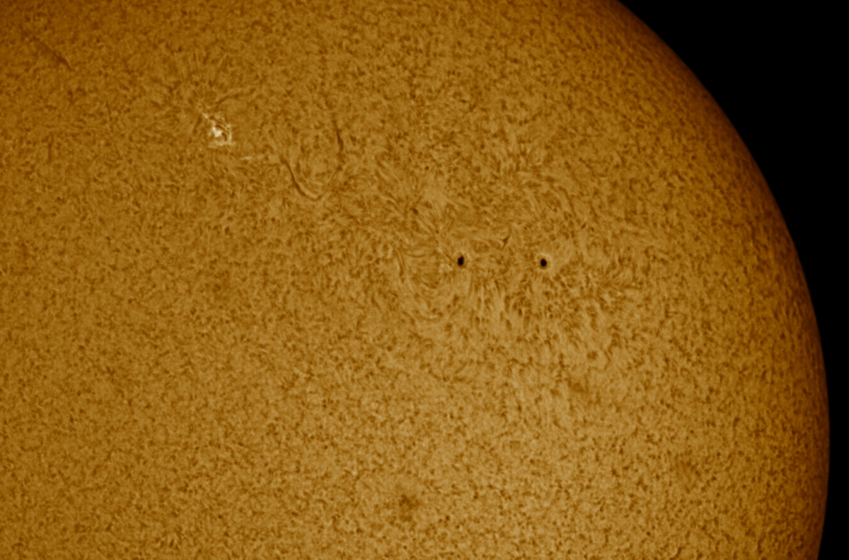 Sonne in H-alpha am 28.02.2022