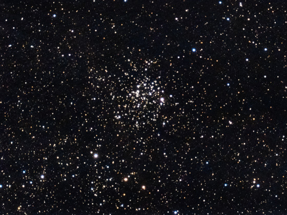 M52 offener Sternhaufen mit der Vaonis Stellina
