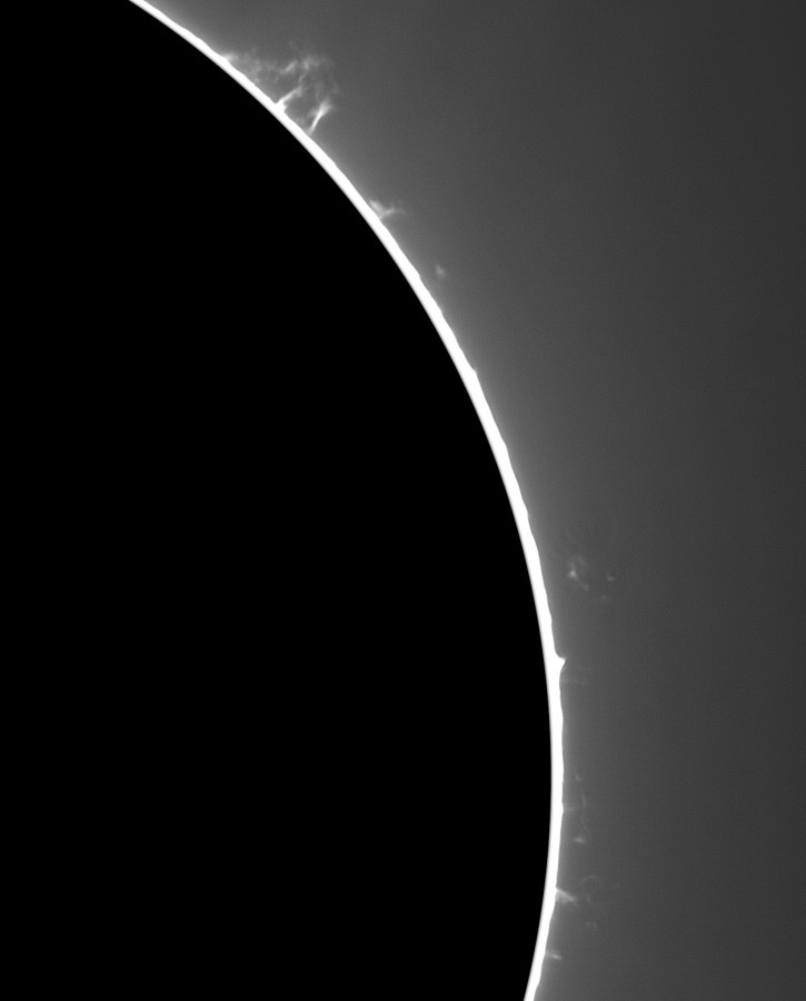 Sonne in H-alpha am 24.04.2022