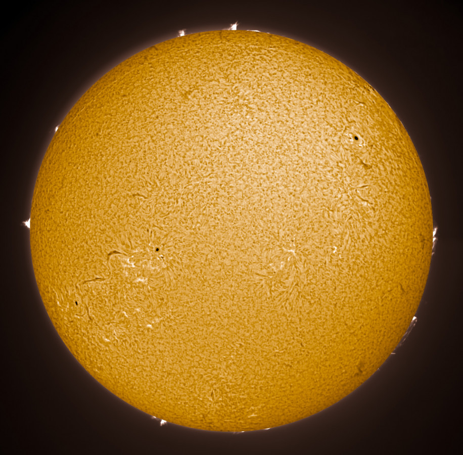 Sonne in H-alpha am 28.04.2022
