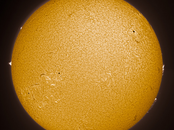 Sonne in H-Alpha am 28.04.2022