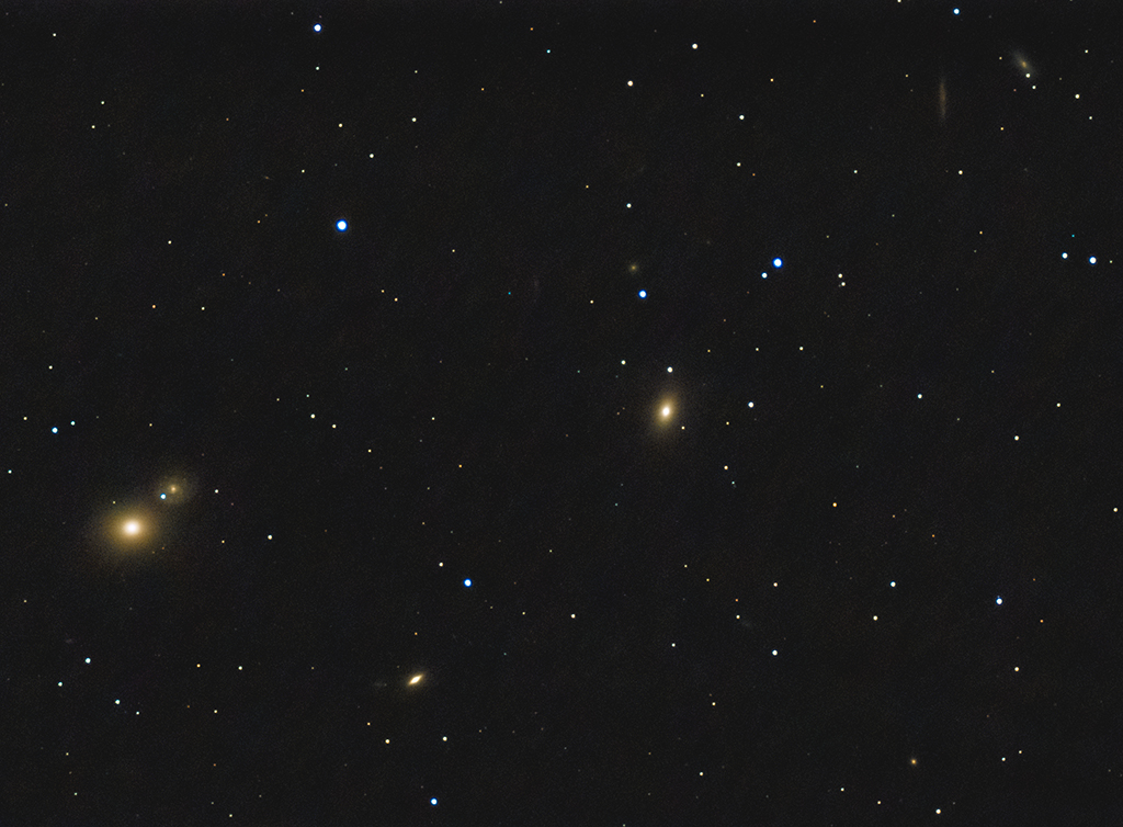 Region um M59/M60 und Supernova SN2022hrs mit der Vaonis Stellina