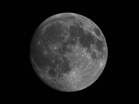 Mond (98%) mit der Vaonis Stellina