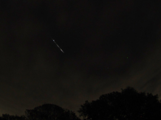 Meteor - aufgenommen von meiner Allksy-Kamera am 22.05.2022
