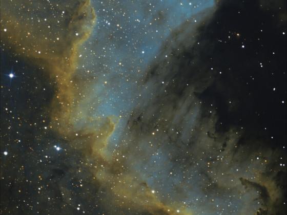 Detailauschnitt Nordamerikanebel NGC7000