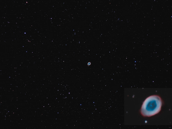 M57 Ring Nebel+Crop