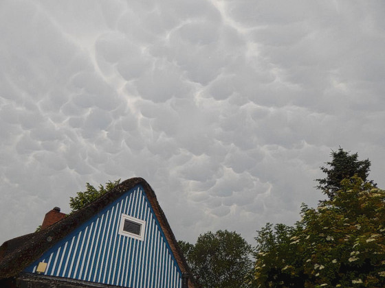 Mammatus-Wolken am 04.07.2015