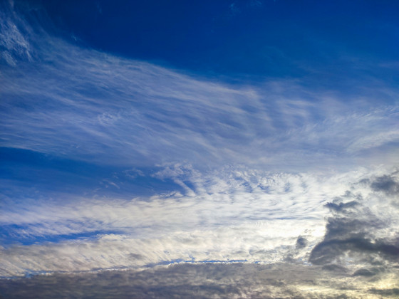 Cirruswolken - aufgenommen am 01.10.2021
