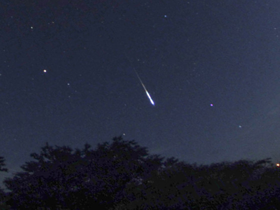 Meteor, aufgenommen von meiner Allsky-Kamera am 17.06.2022