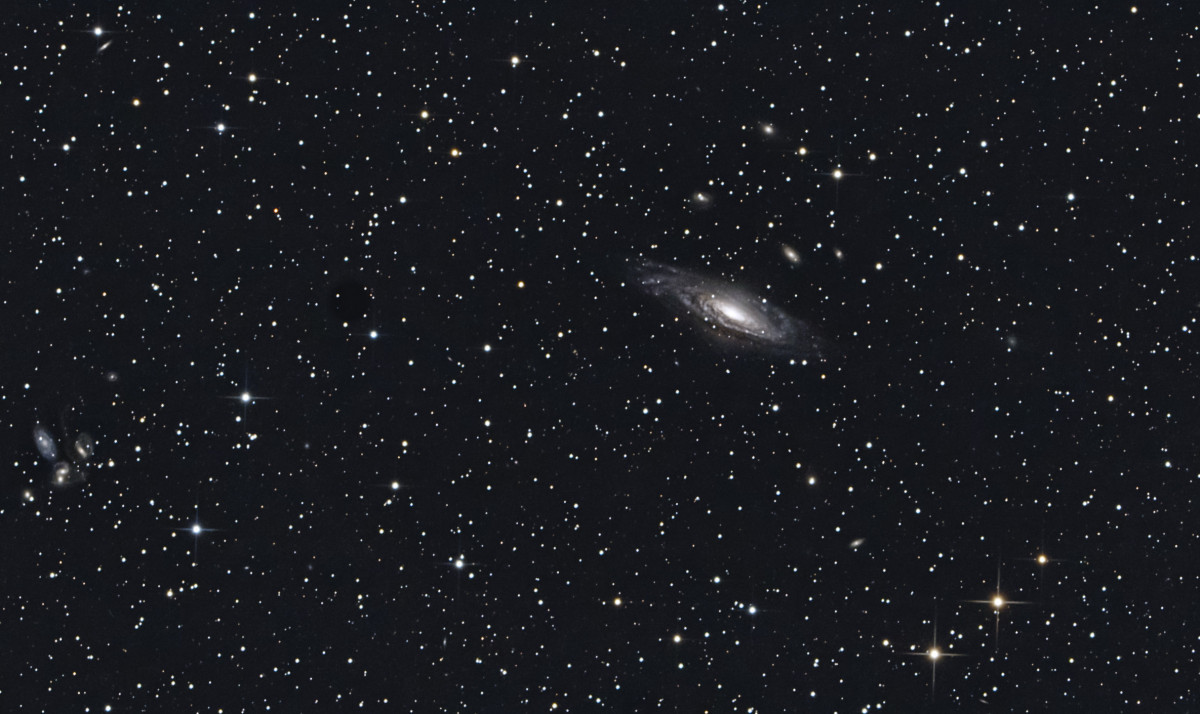 Was ist das für eine schöne Galaxie - NGC 7331 im Pegasus!