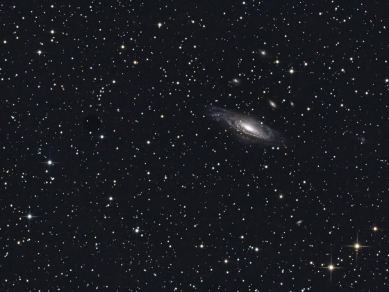 Was ist das für eine schöne Galaxie - NGC 7331 im Pegasus!