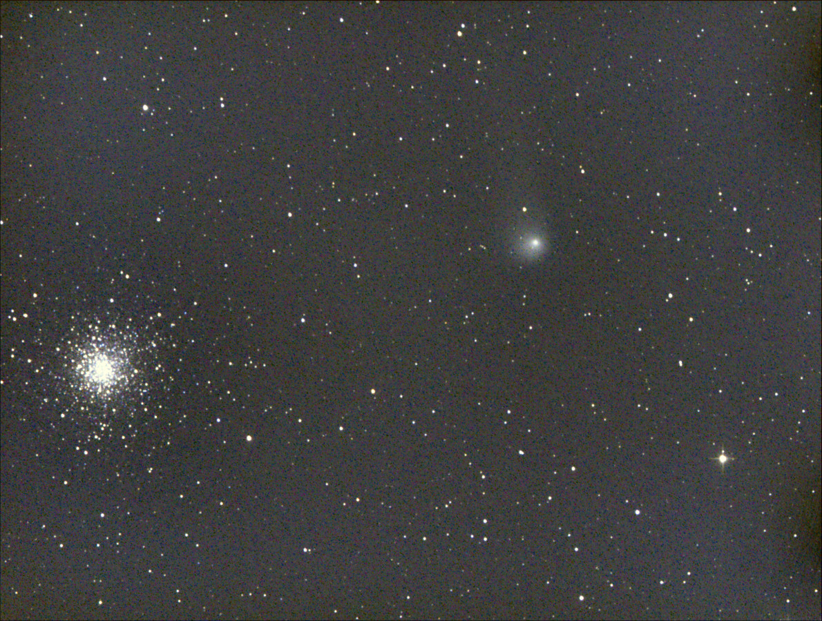 Messier 10 und C/2017 Panstarrs K2