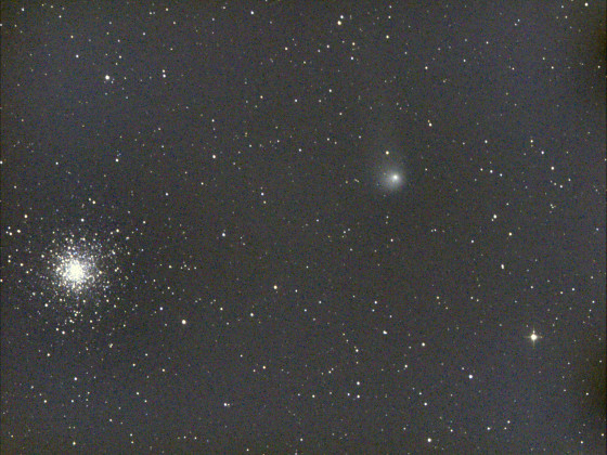 Messier 10 und C/2017 Panstarrs K2