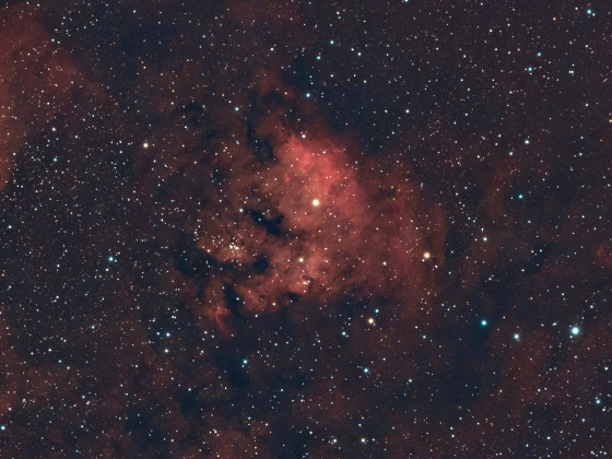 NGC7822 Emissionsnebel als Teil von SH2-171