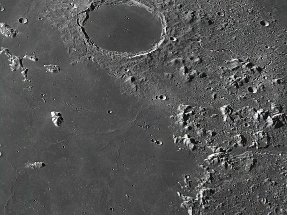 Mond - Plato und Alpental vom 19.07.2022