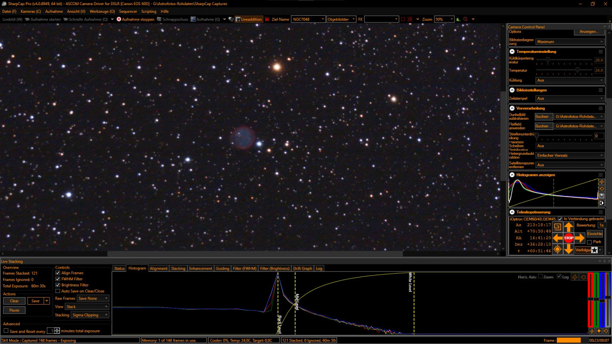 NGC7048 121x30sec 8"SC f10