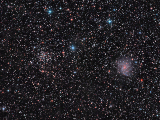 Feuerwerksgalaxie NGC6946 und NGC6939