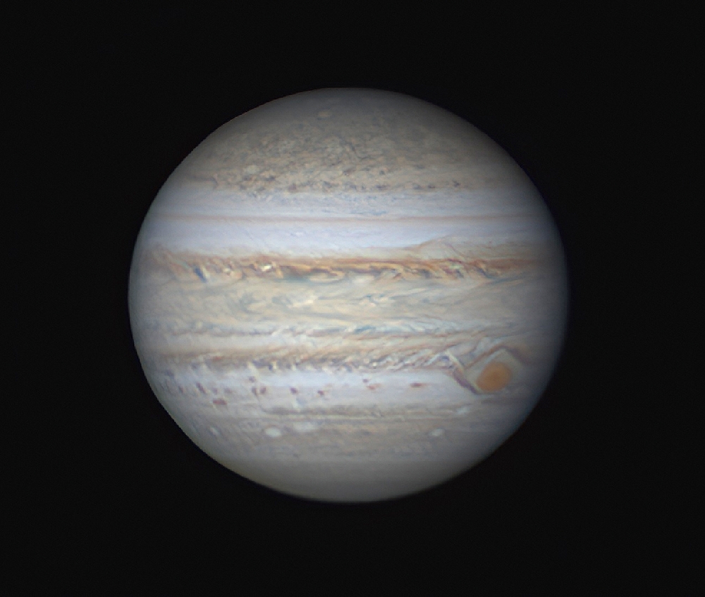 Jupiter vom 03.08.2022 - 1h derotiert
