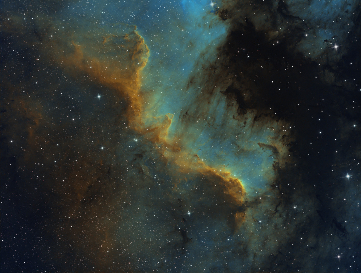 NGC7000 SHO Hubble