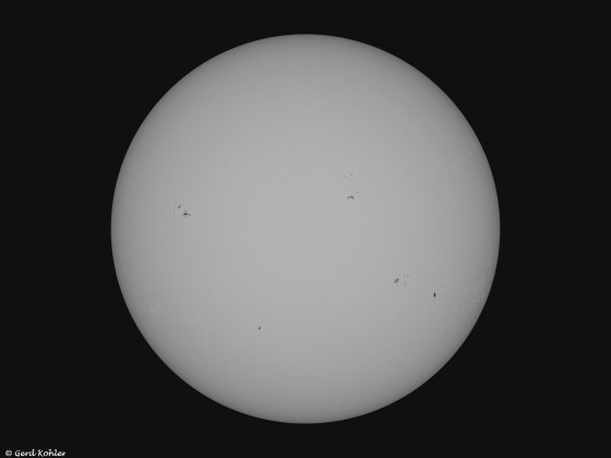 Die Sonne vom 14. August 2022