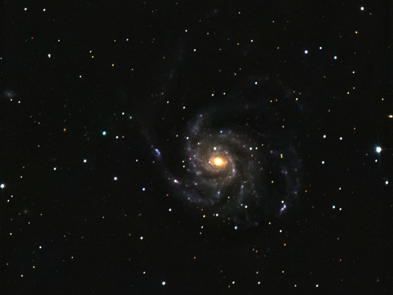 M101. Erstes Light einer Galaxie