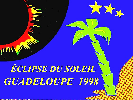 Grafik zur Sonnenfinsternis auf Guadeloupe
