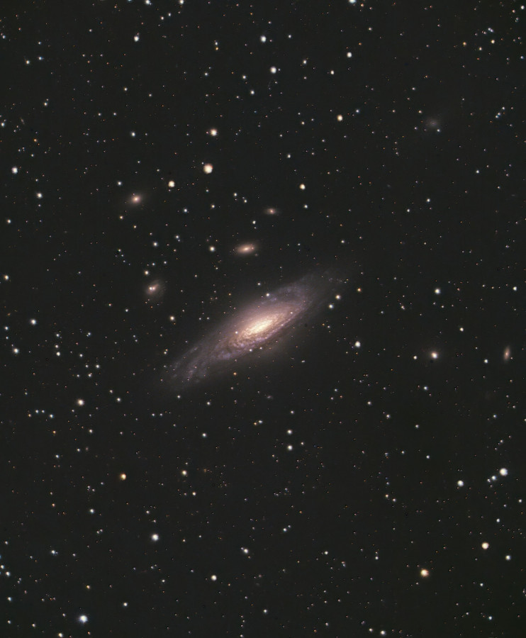 NGC7331 mit Begleitern