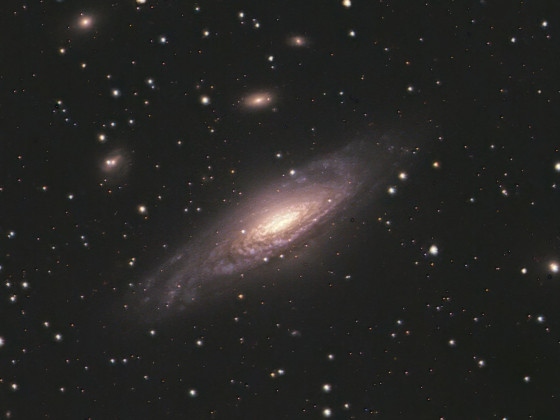NGC7331 mit Begleitern