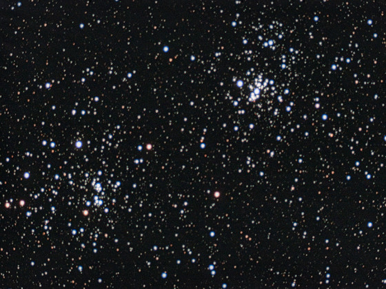 NGC869/NGC884 Doppelcluster h/chi Persei mit der Vaonis Stellina