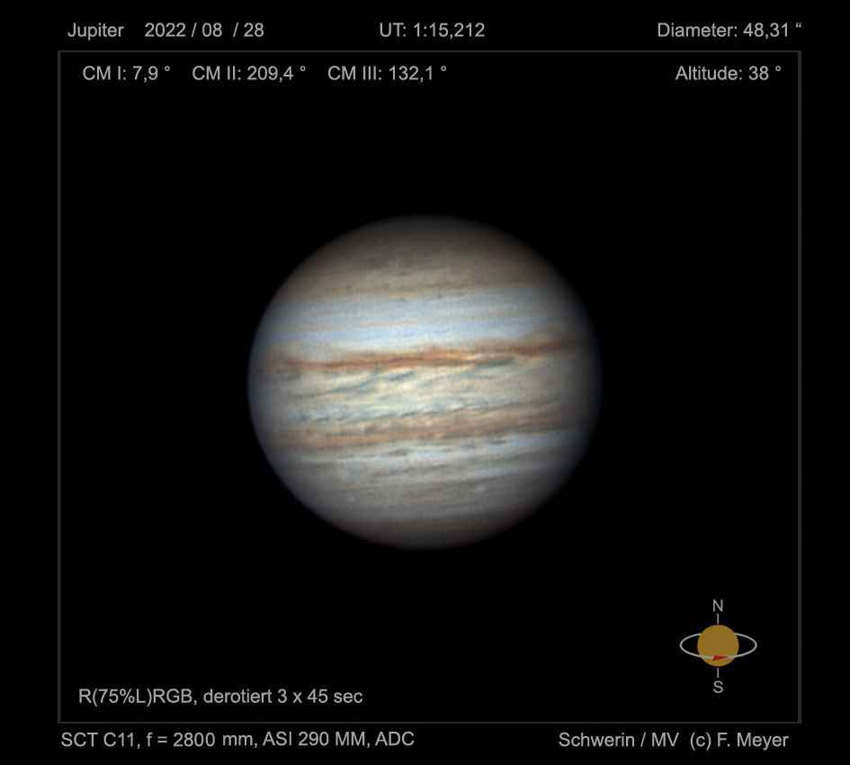 Jupiter am 28.08.2022