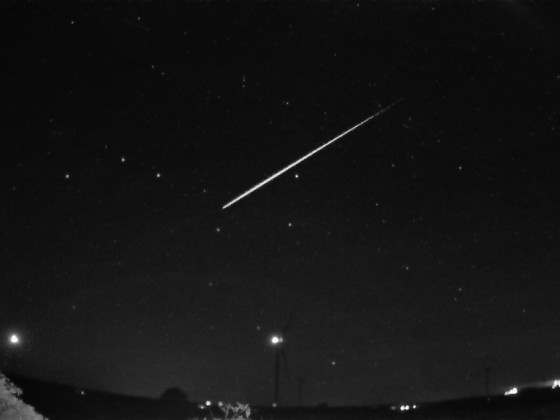Meteor - aufgenommen am 30.08.2022