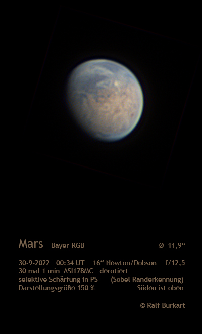 Mars am 30.9.