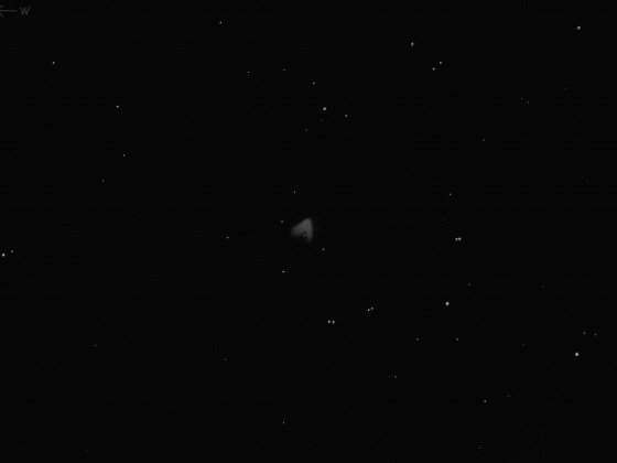 NGC 6857 mit 16", 257x + OIII, GG: 6m3,   9/2022