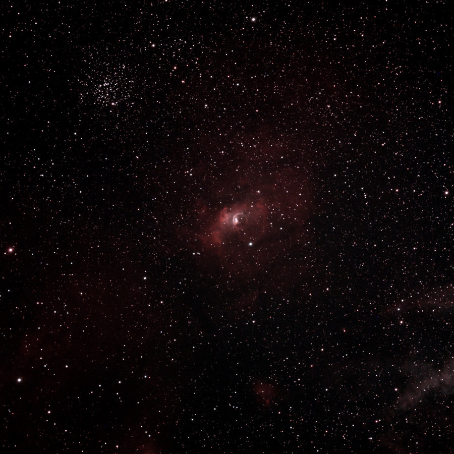 NGC 7635 - Bubble Nebel und Messier 52