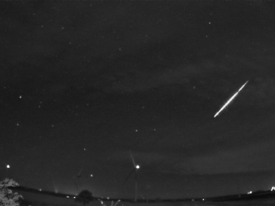 Meteor am 16.10.2022 um 04:38 Uhr MESZ