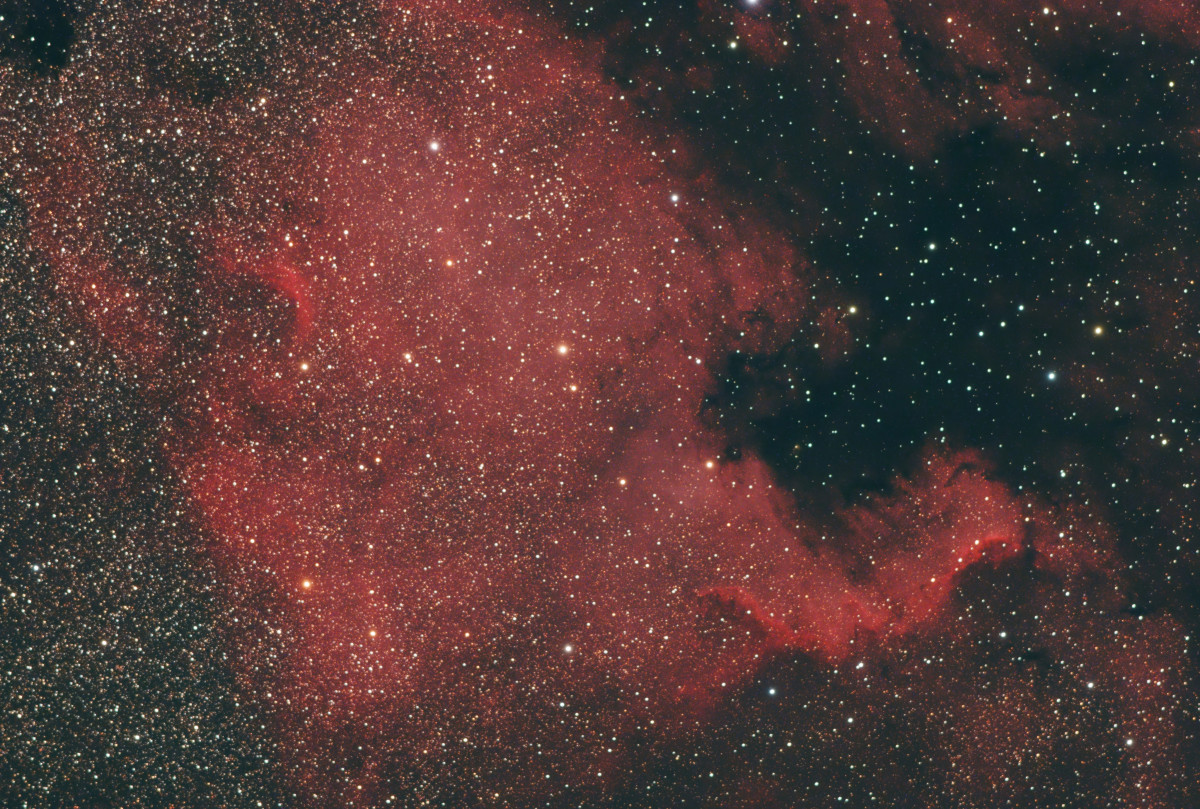 NGC 7000 -Nordamerikanebel 2. Versuch