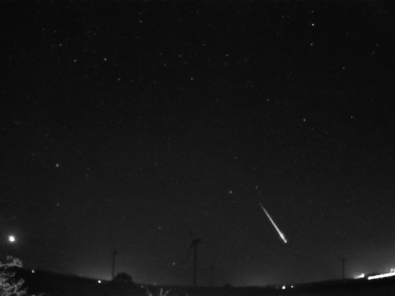 Meteor am 27.10.2022 um 04:30 Uhr MESZ