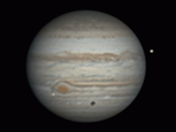 Tanz der Jupitermonde am 26.10.2022 ab 20:54