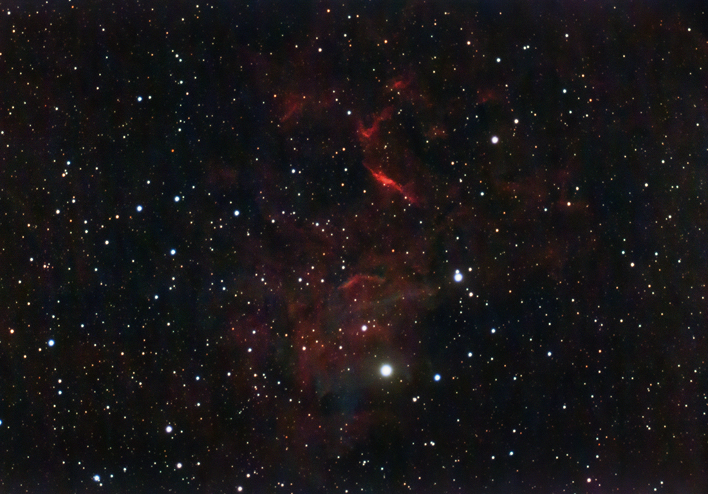 IC 405 "Flaming Star Nebula" mit der Vaonis Stellina